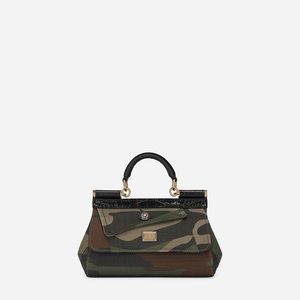 ❌SOLD❌NWT Dolce Gabbana Small Sicily bag in camouflage patchwork
